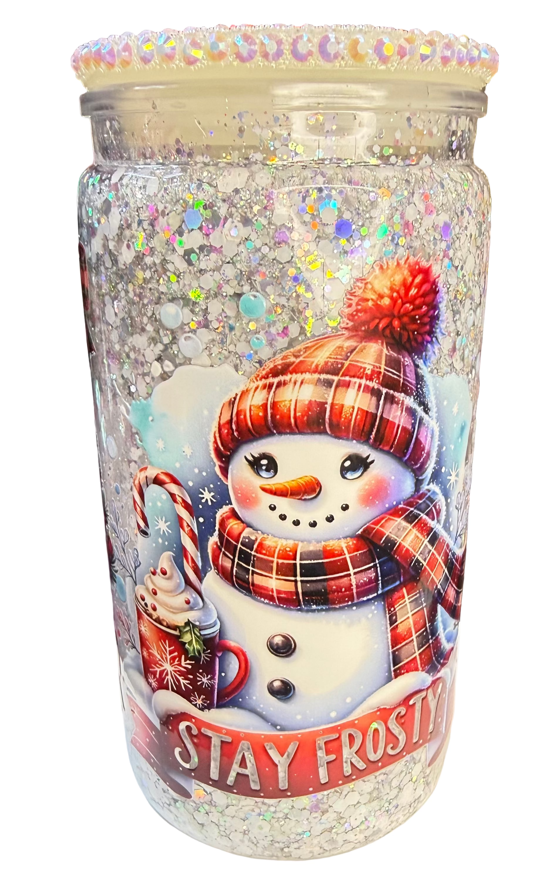 16 oz Snow Globe Cup