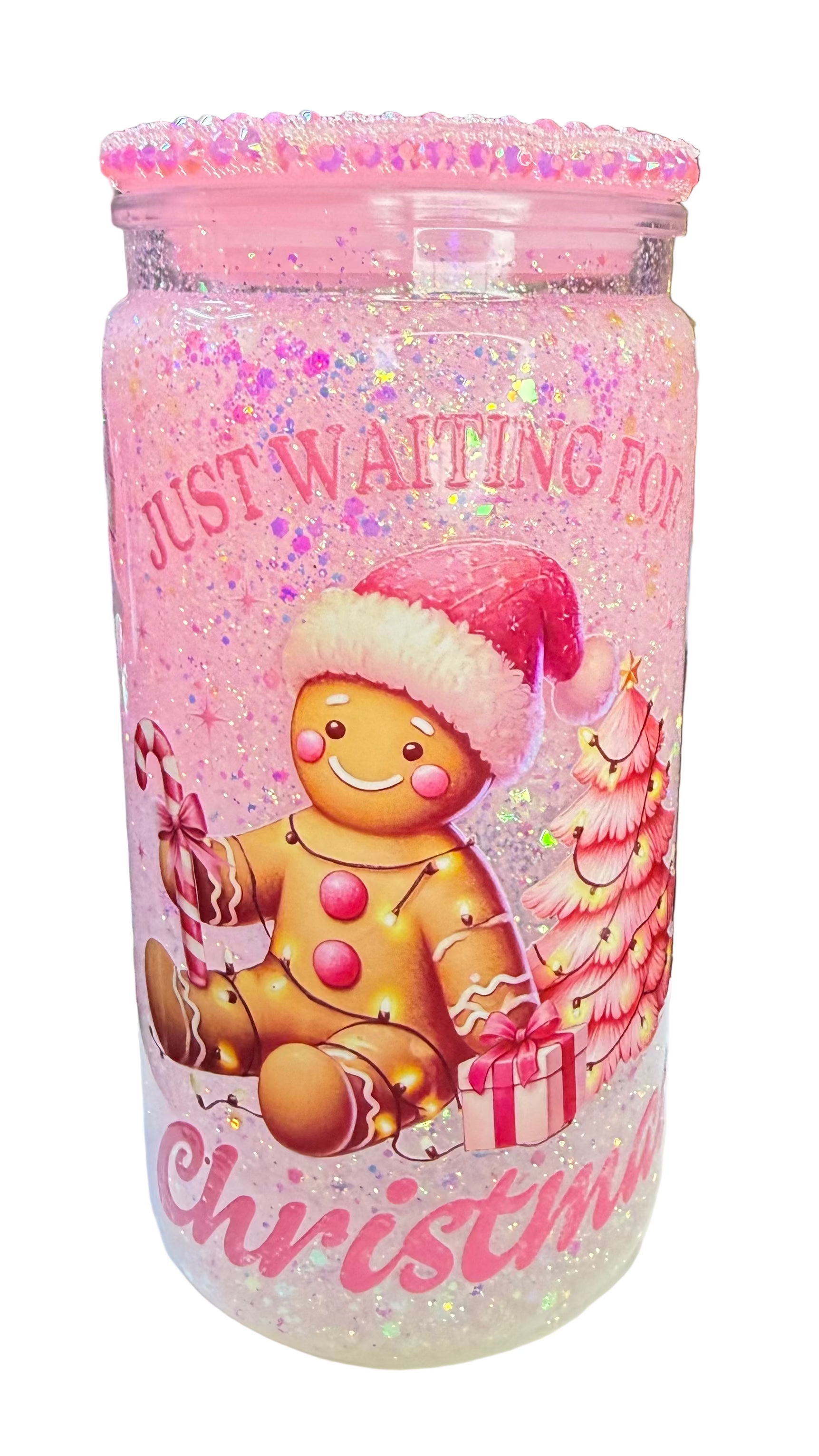 16 oz Snow Globe Cup