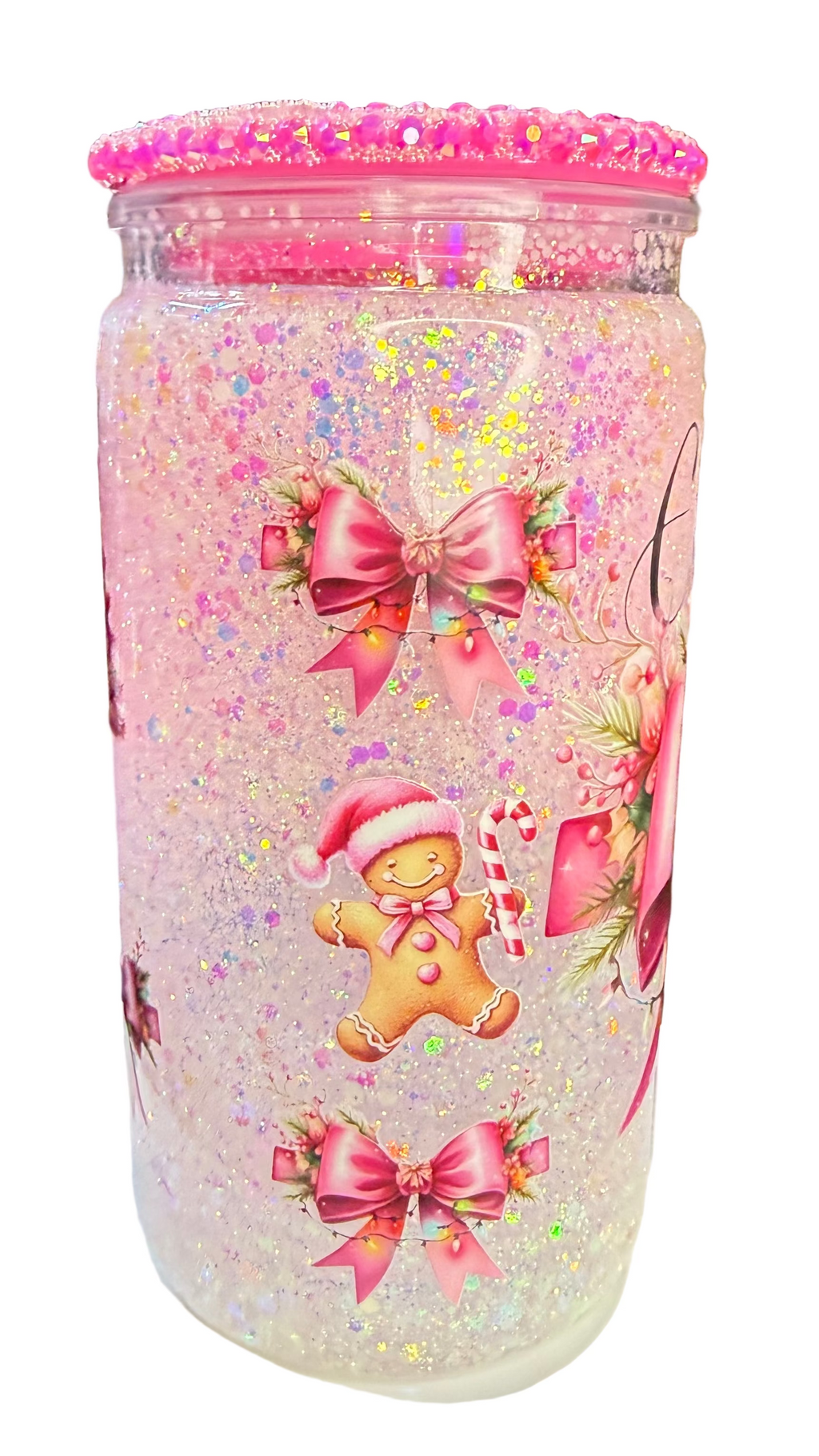 16 oz Snow Globe Cup