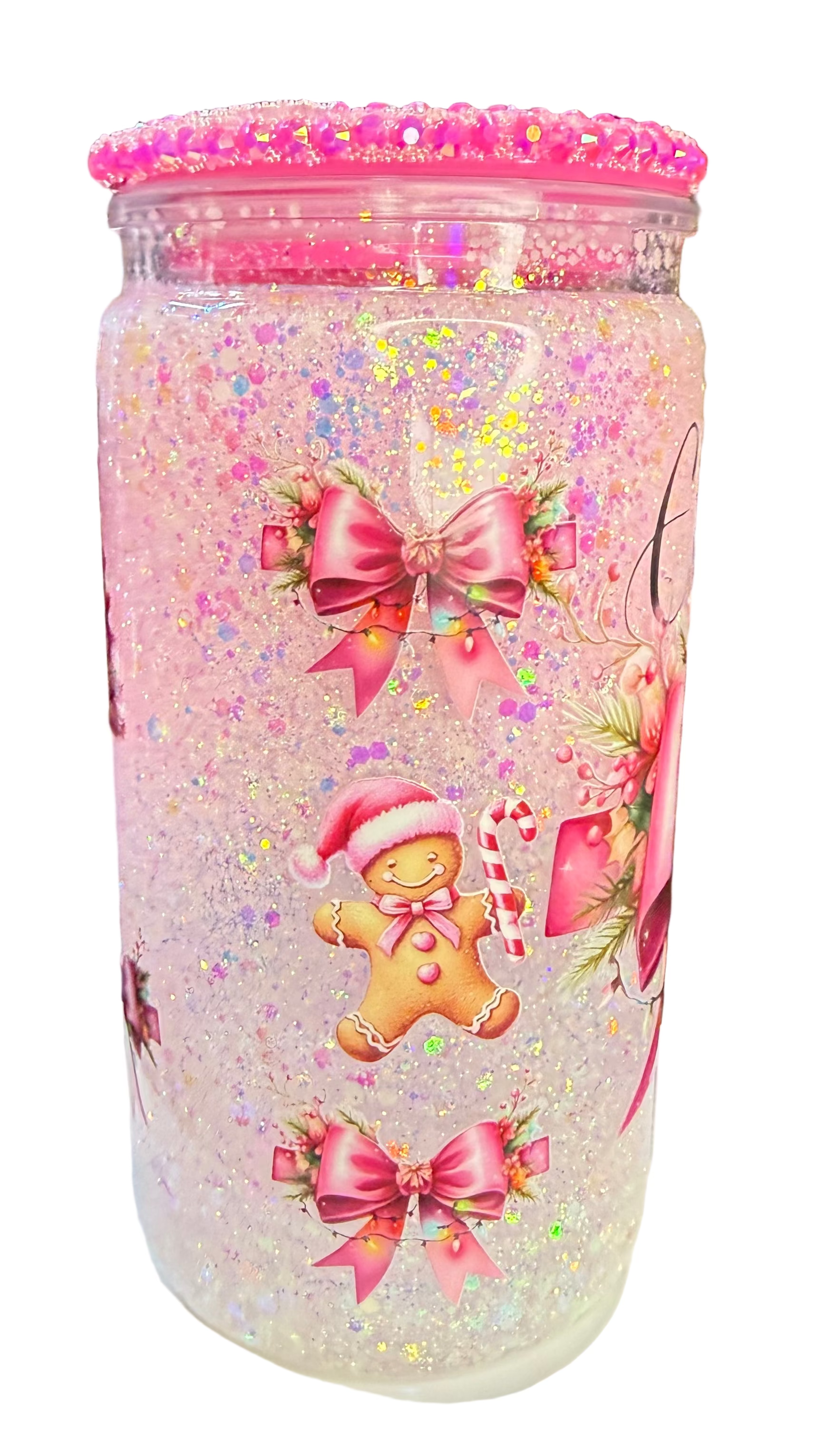 16 oz Snow Globe Cup