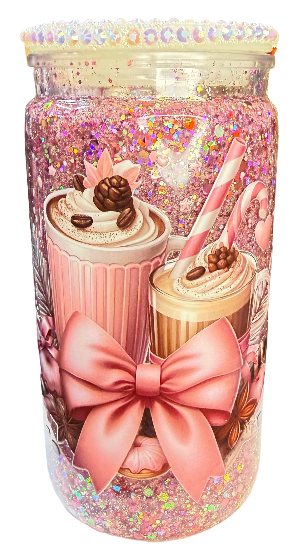 16 oz Snow Globe Cup