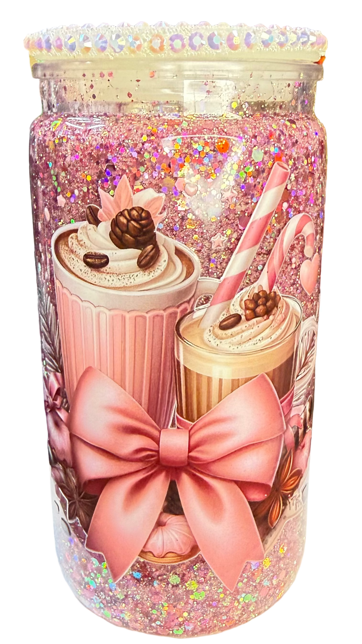 16 oz Snow Globe Cup